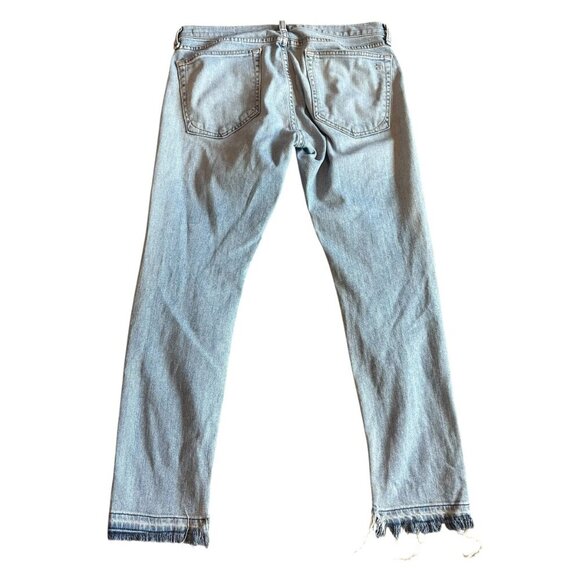 Rag & Bone Dre Capri Distressed Jeans Casual Light Wash Marina Size 28 Women's - Picture 6 of 12